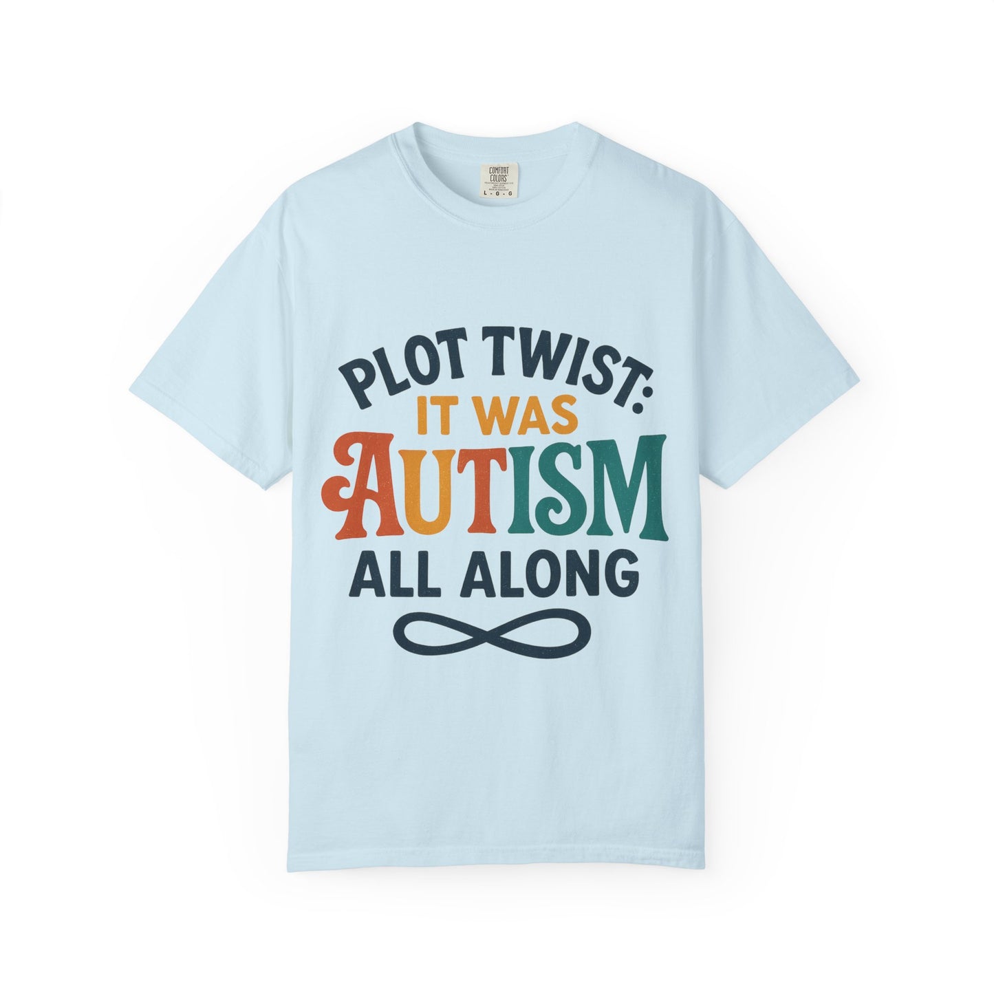Stylized “Plot Twist: It Was Autism All Along” T-Shirt – Apparently Autistic Collection