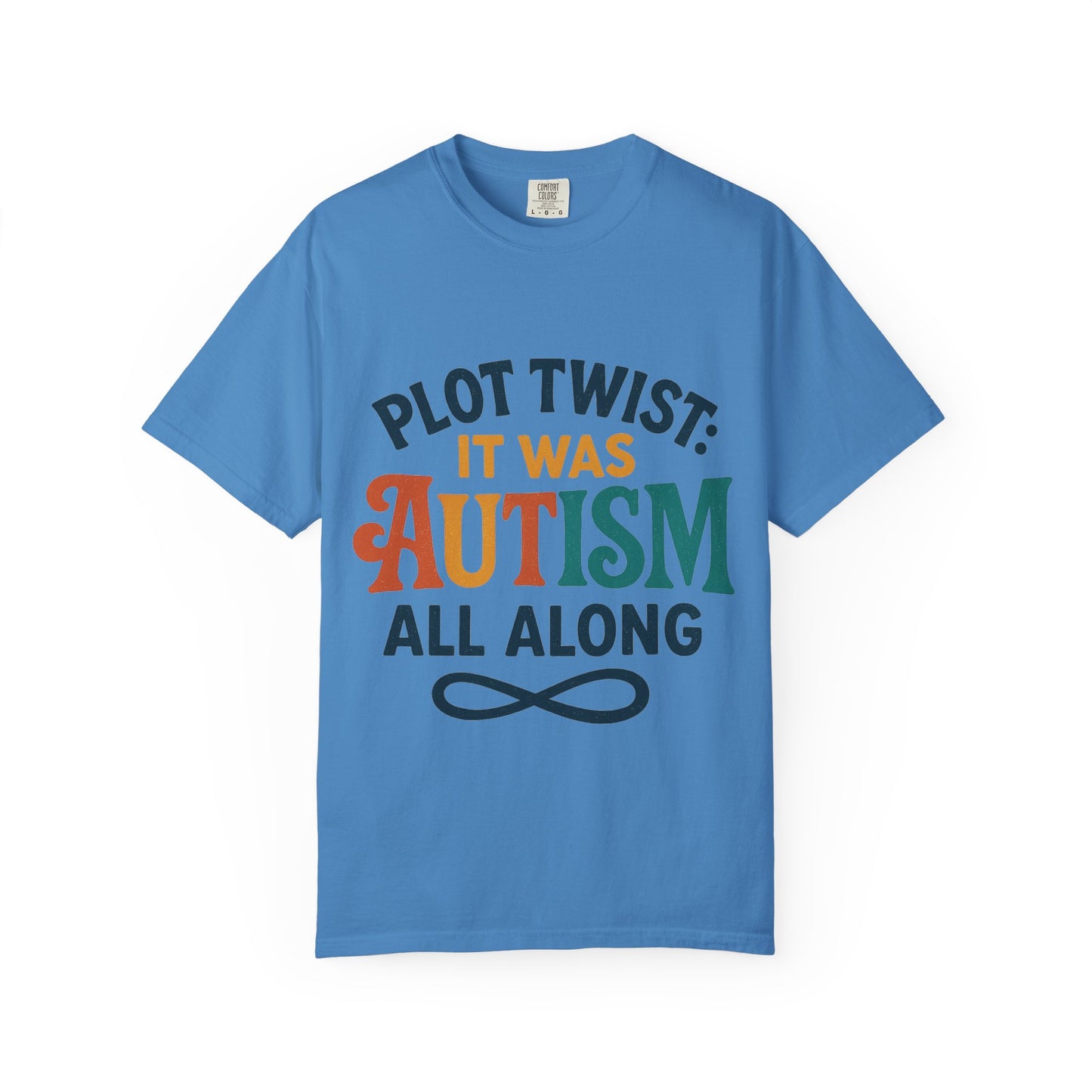 Stylized “Plot Twist: It Was Autism All Along” T-Shirt – Apparently Autistic Collection