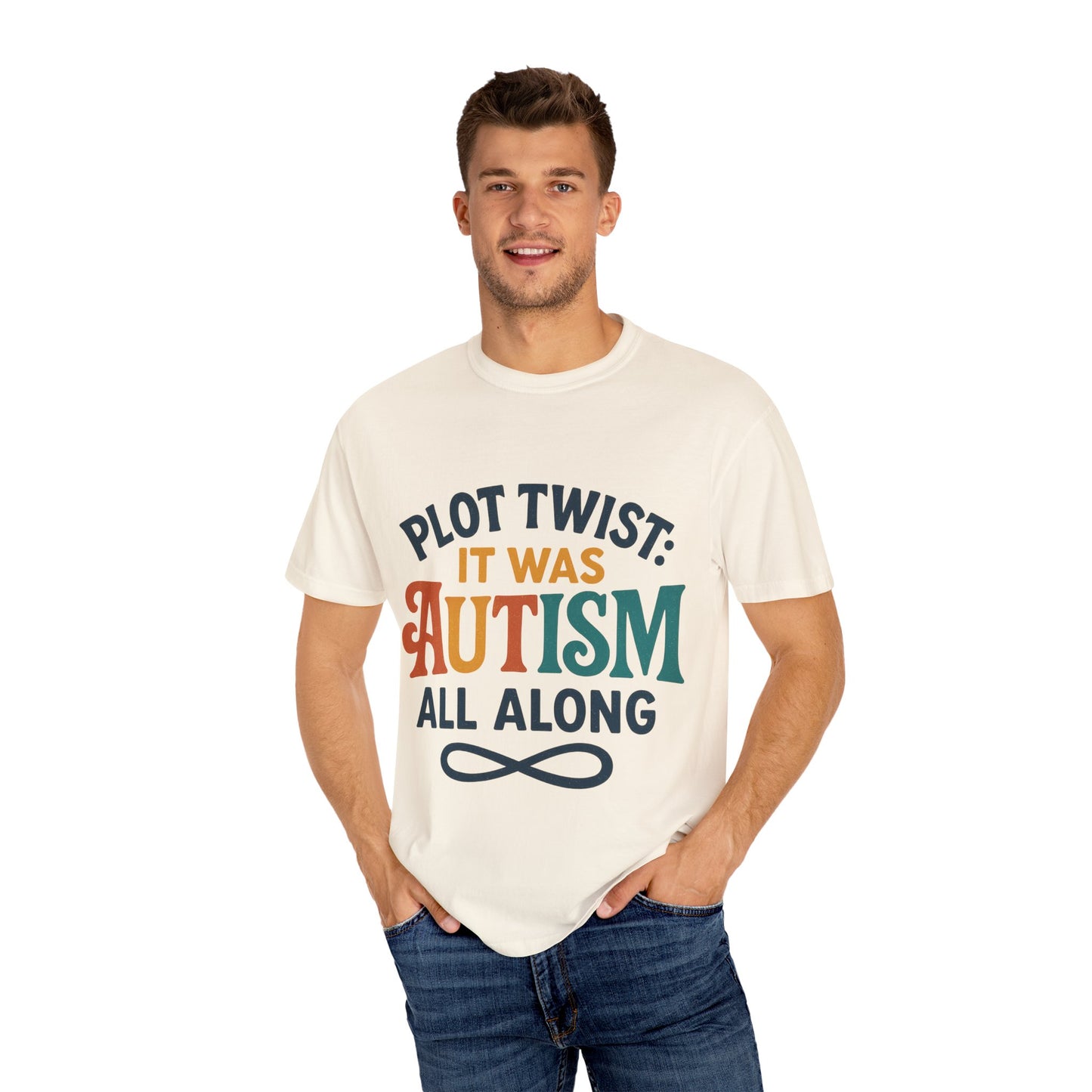 Stylized “Plot Twist: It Was Autism All Along” T-Shirt – Apparently Autistic Collection