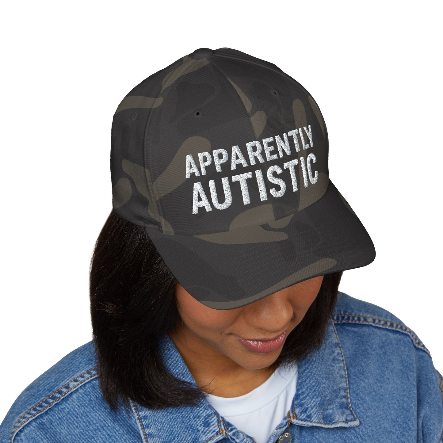 Apparently Autistic Embroidered "Thinking" Cap