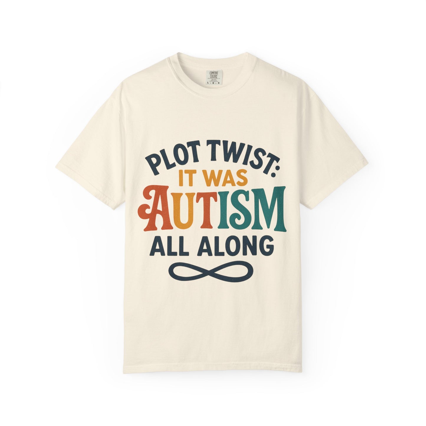 Stylized “Plot Twist: It Was Autism All Along” T-Shirt – Apparently Autistic Collection