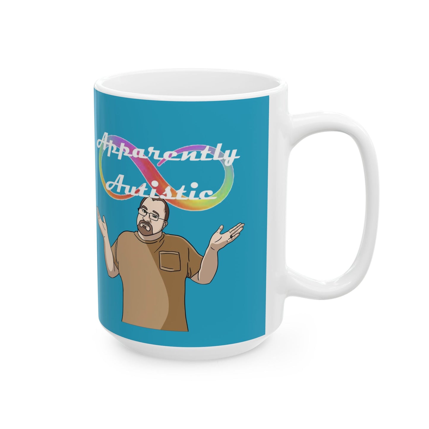 Apparently Autistic Mug – Don’t Talk to Me Until I’ve Recharged