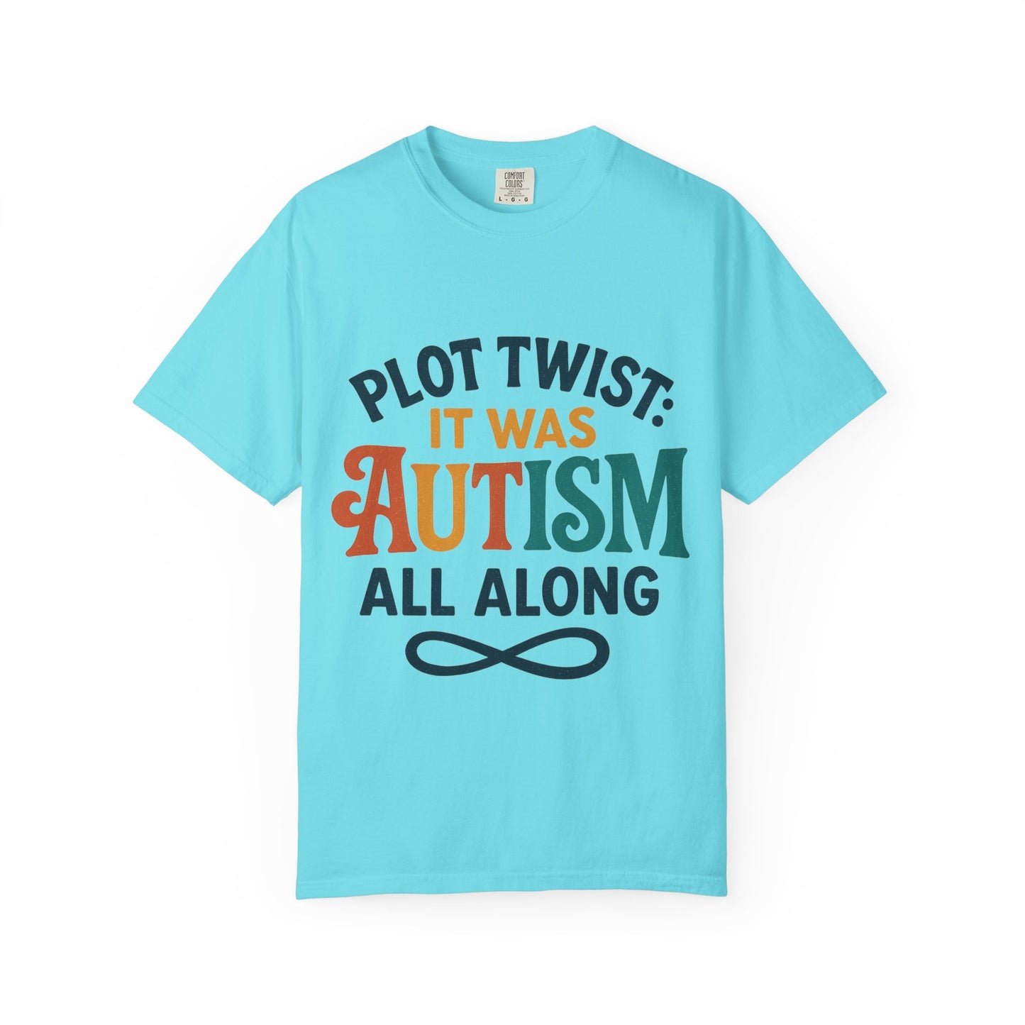 Stylized “Plot Twist: It Was Autism All Along” T-Shirt – Apparently Autistic Collection
