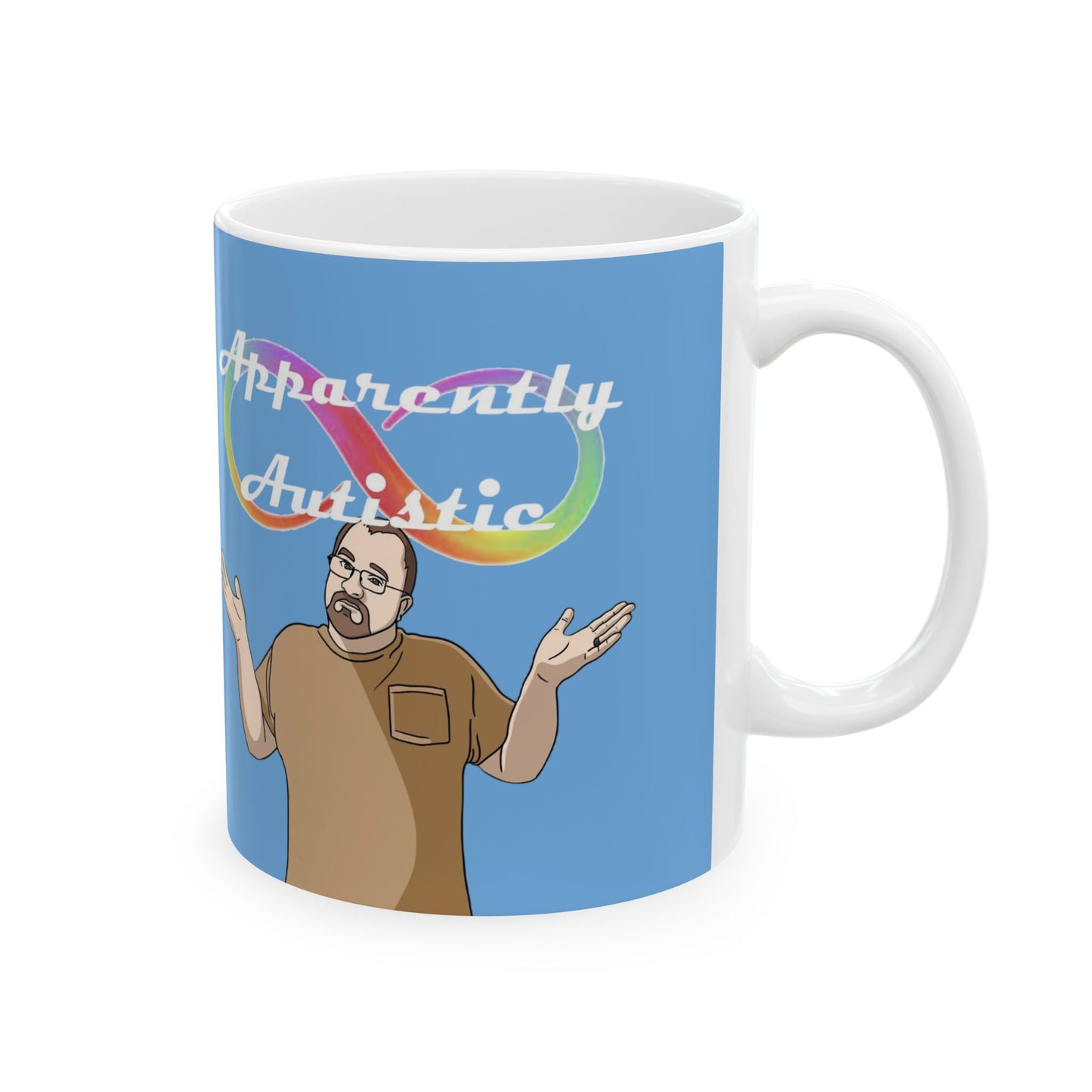 Apparently Autistic Mug – “Plot Twist: It Was Autism All Along”