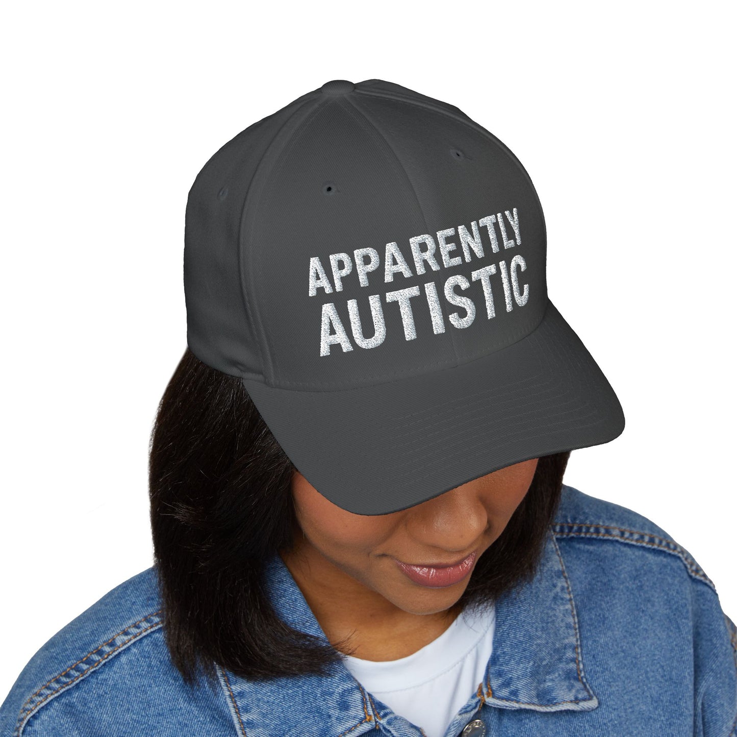 Apparently Autistic Embroidered "Thinking" Cap