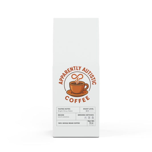 Apparently Autistic Colombia Single Origin Coffee (Light-Medium Roast)